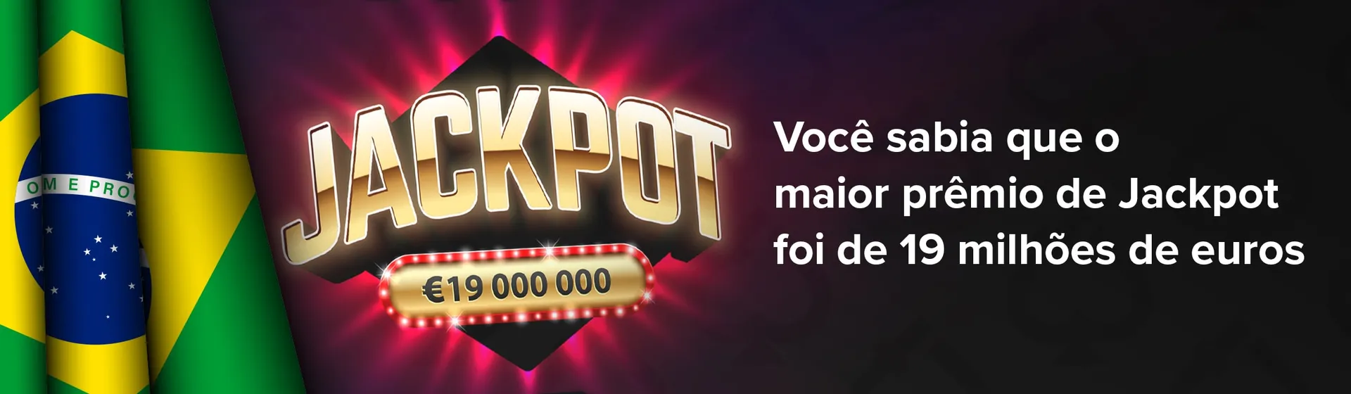 Jackpot Maior ganhador 