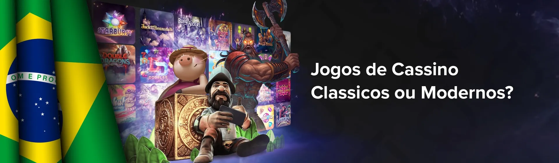 Jogos de cassino classicos ou modernos