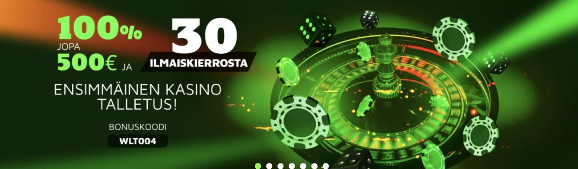 Weltbet Casino tervetuliaisbonus