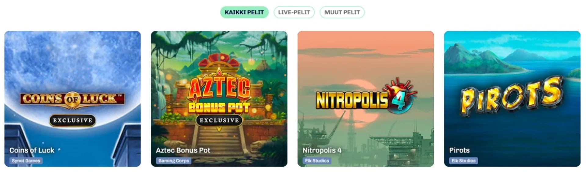 Lumi Casino kolikkopelit