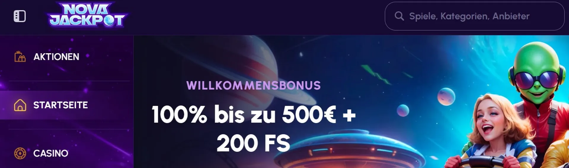 Novajackpot Bonus