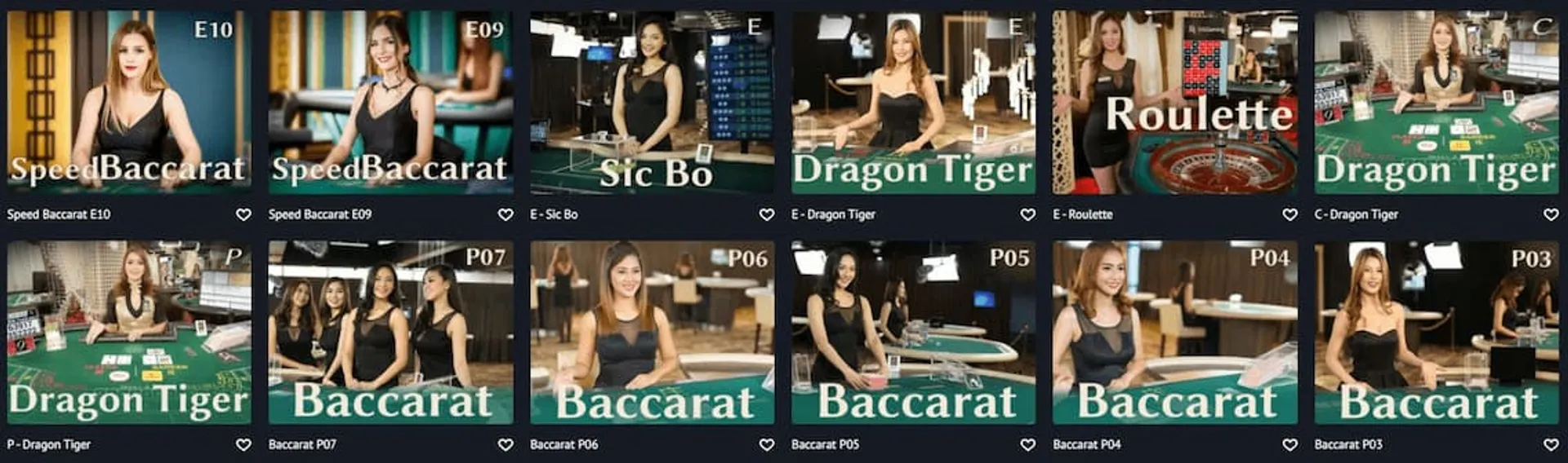 Yonibet Casino livekasinon pelit ja valikoima