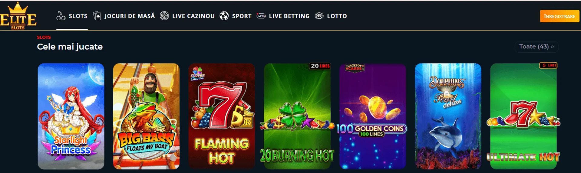 Sloturi Elite Slots