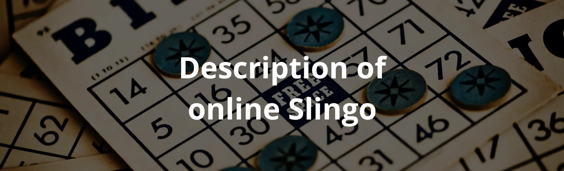 Description of online slingo