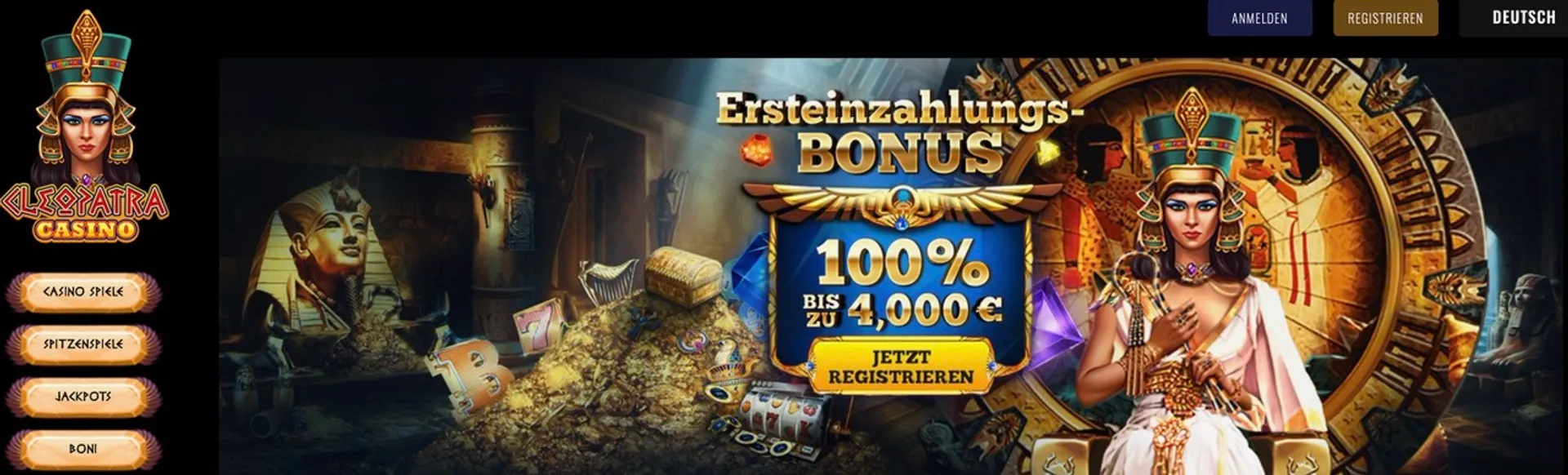 Cleopatra Casino Bonus