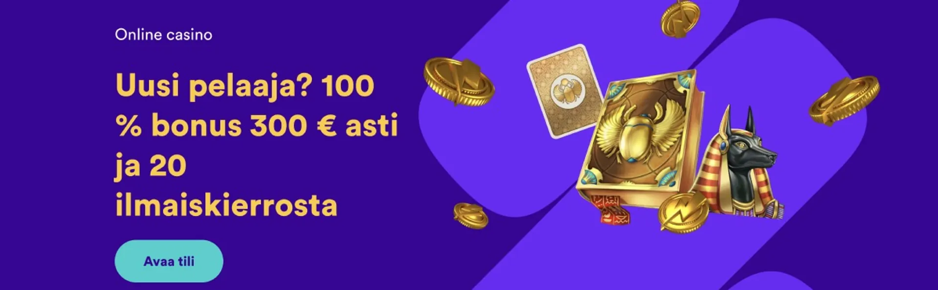 Casumo Casino tervetuliaisbonus