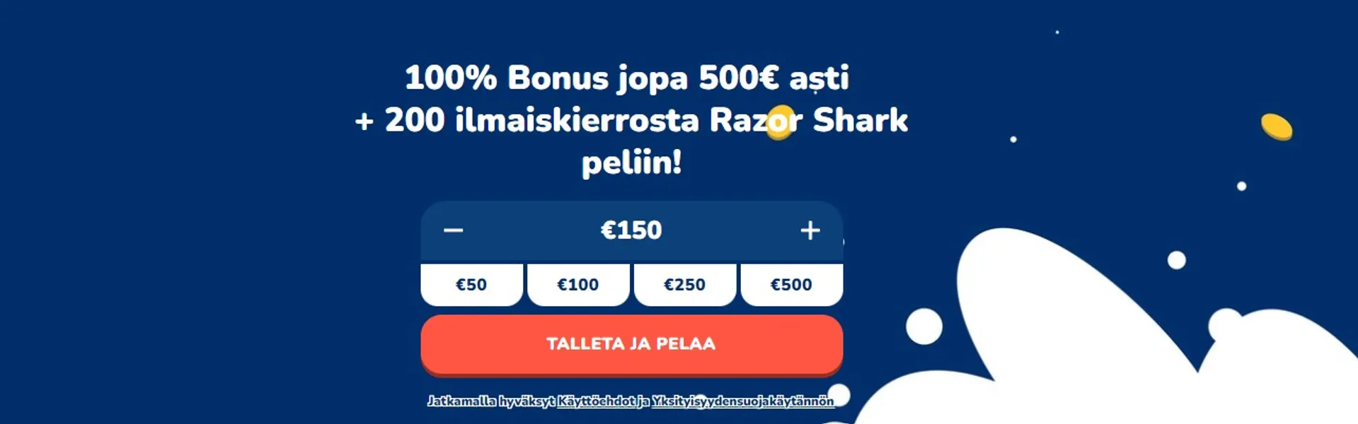 Buusti Casino tervetuliaisbonus