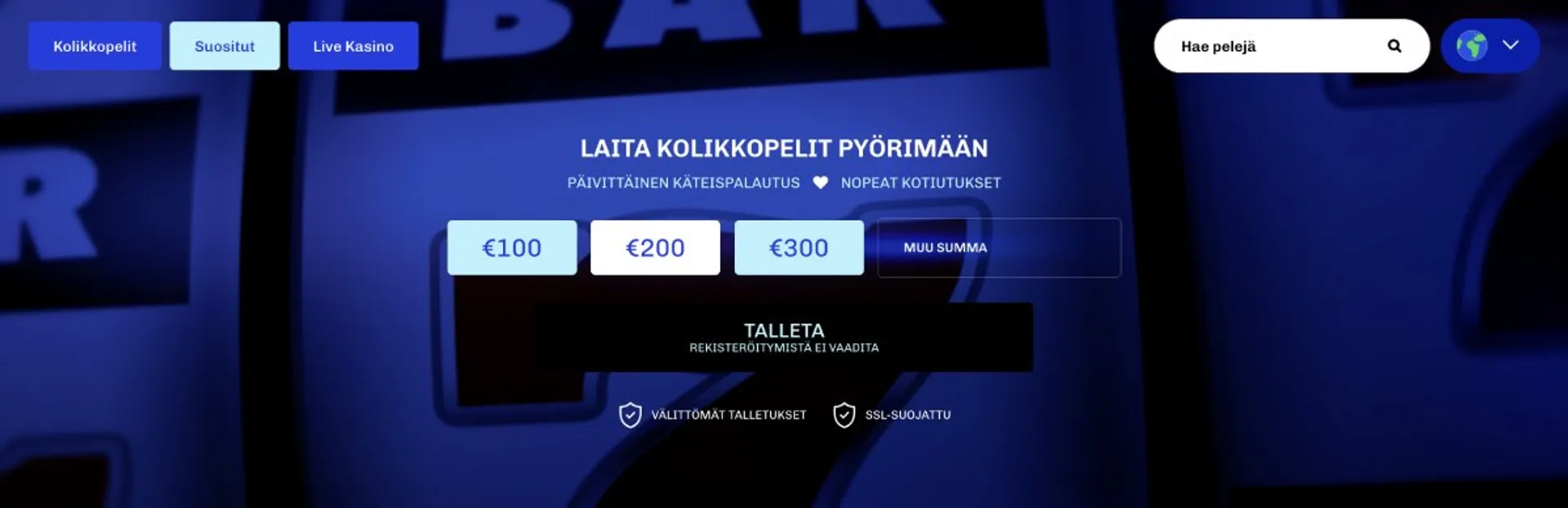 Slotti Casino talletus