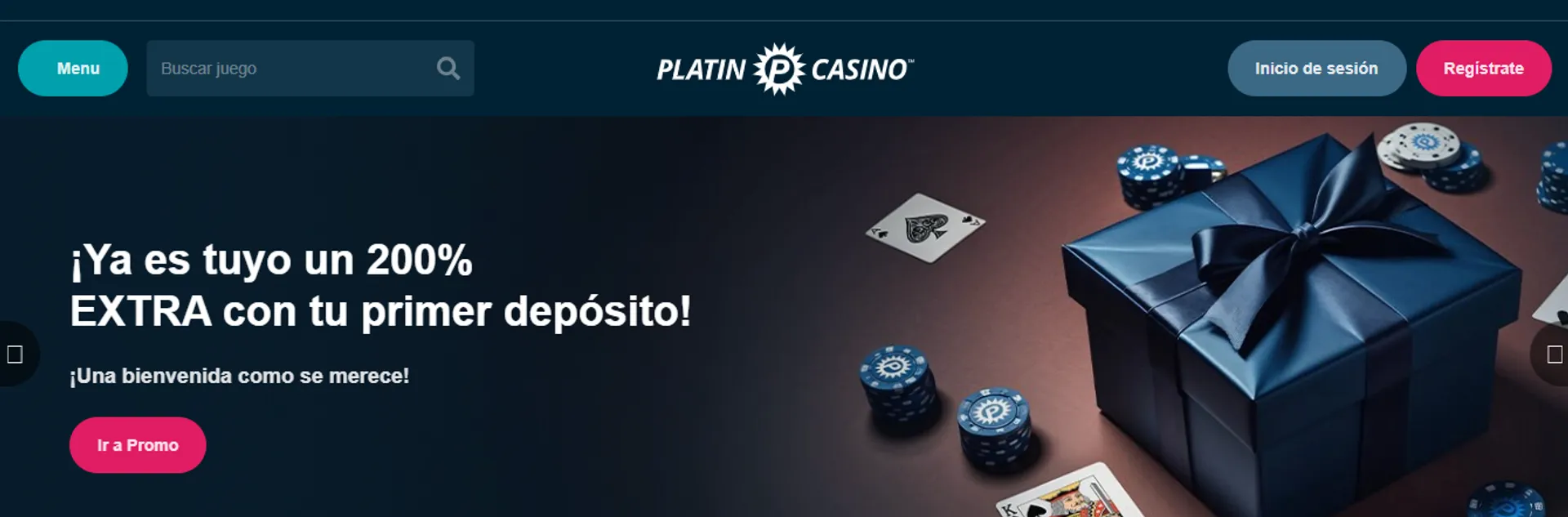 Platin casino tiene un bono de bienvenida exclusivo para los españoles