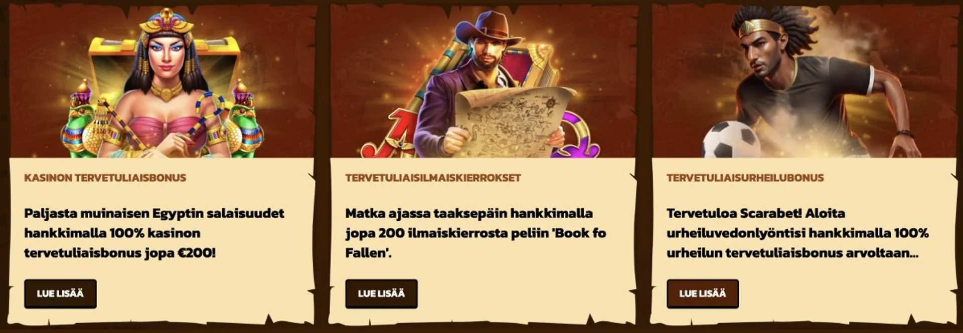 Scarabet Casino bonuskampanjat