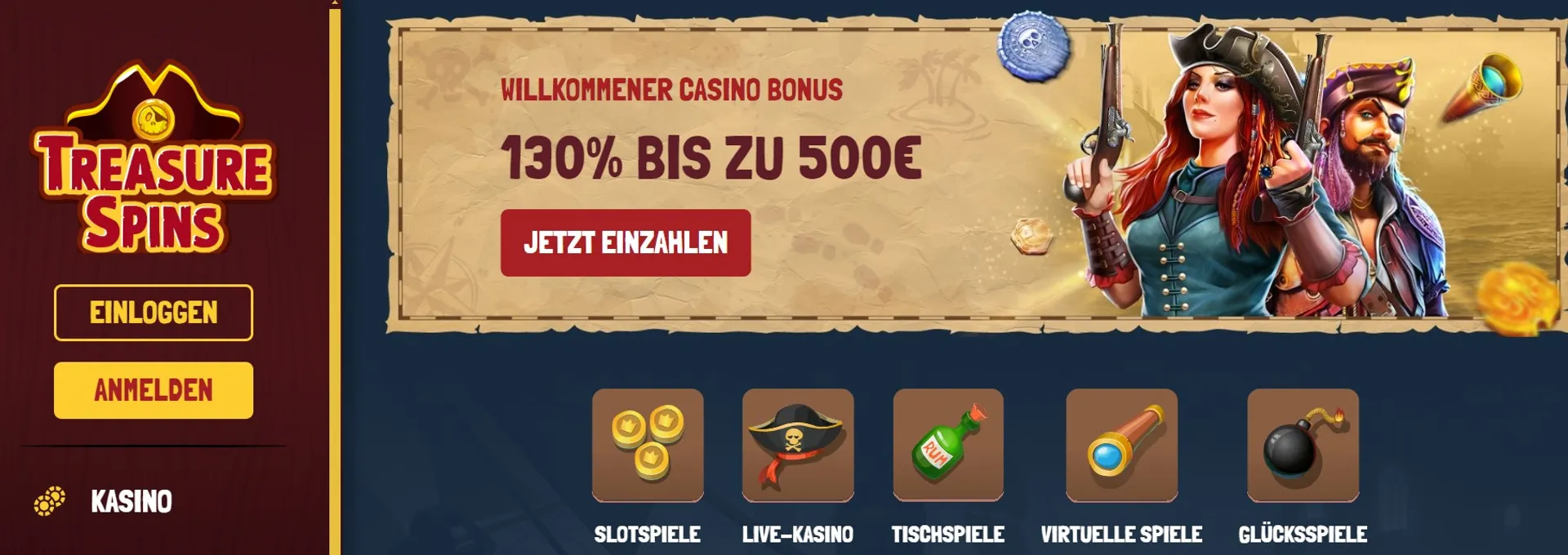 Treasure Spins Bonus