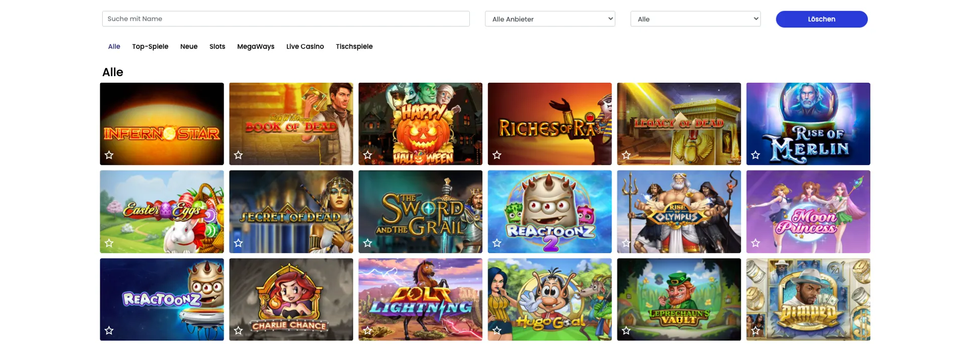 iWinFortune Spiele