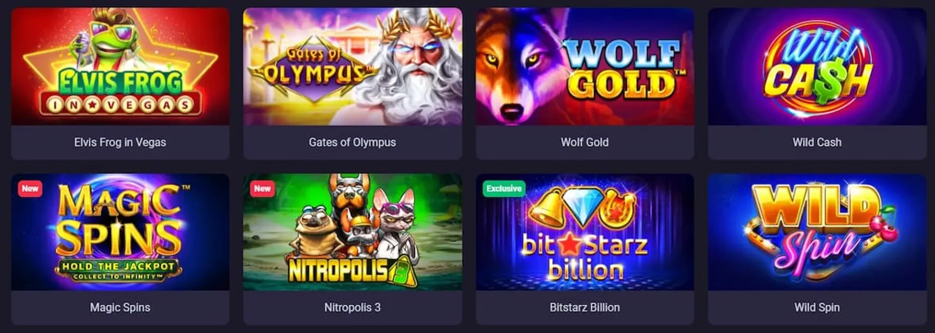 Bitstarz Casino kategoriat ja valikoima kolikkopeleistä