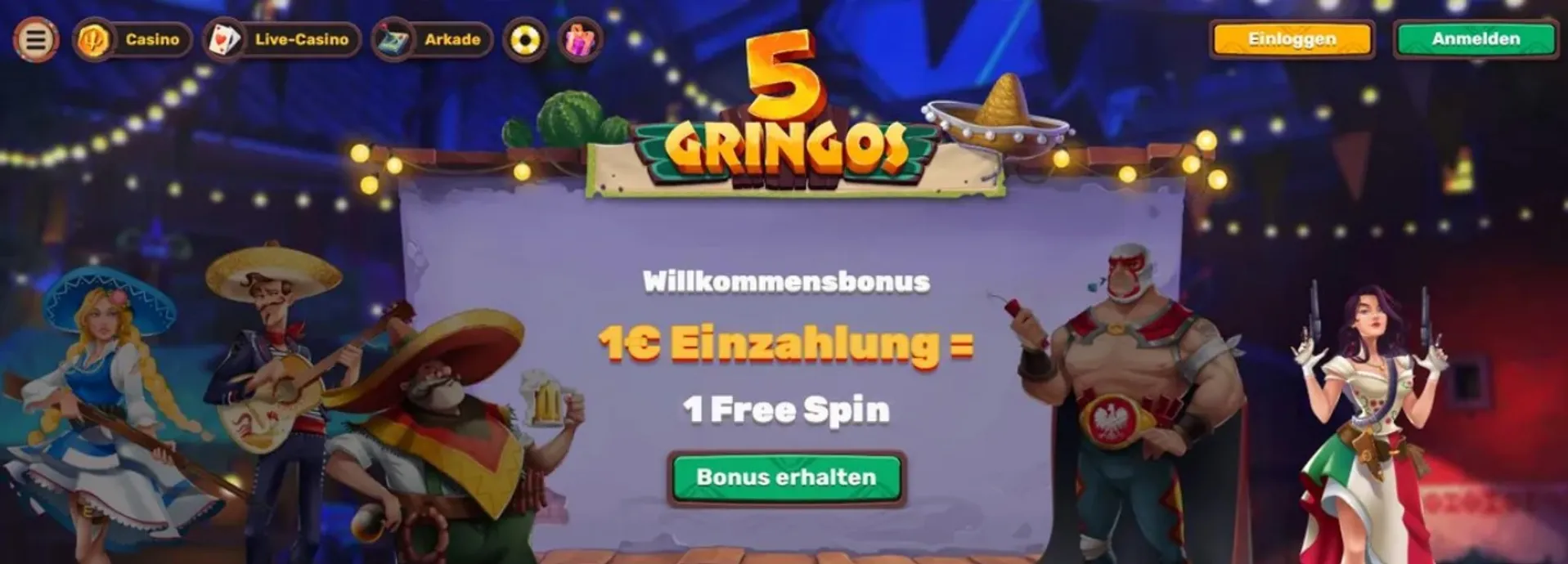 5Gringos Bonus