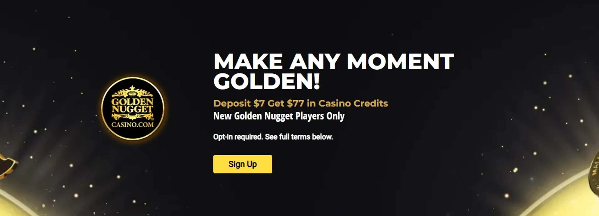 Golden Nugget Casino Welcome Bonus