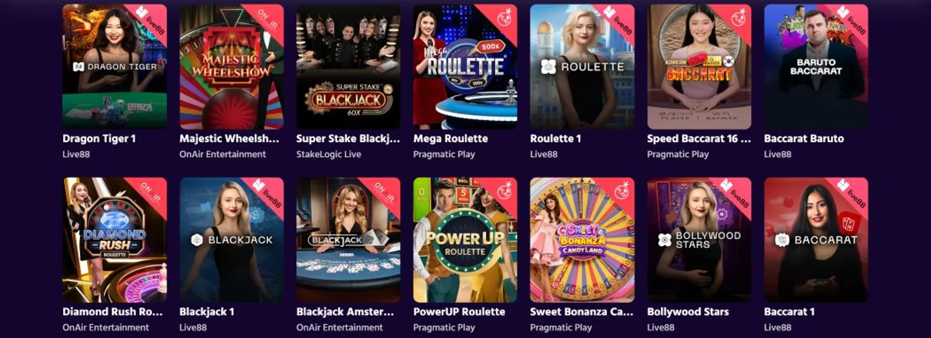 Big Boost Live Casino