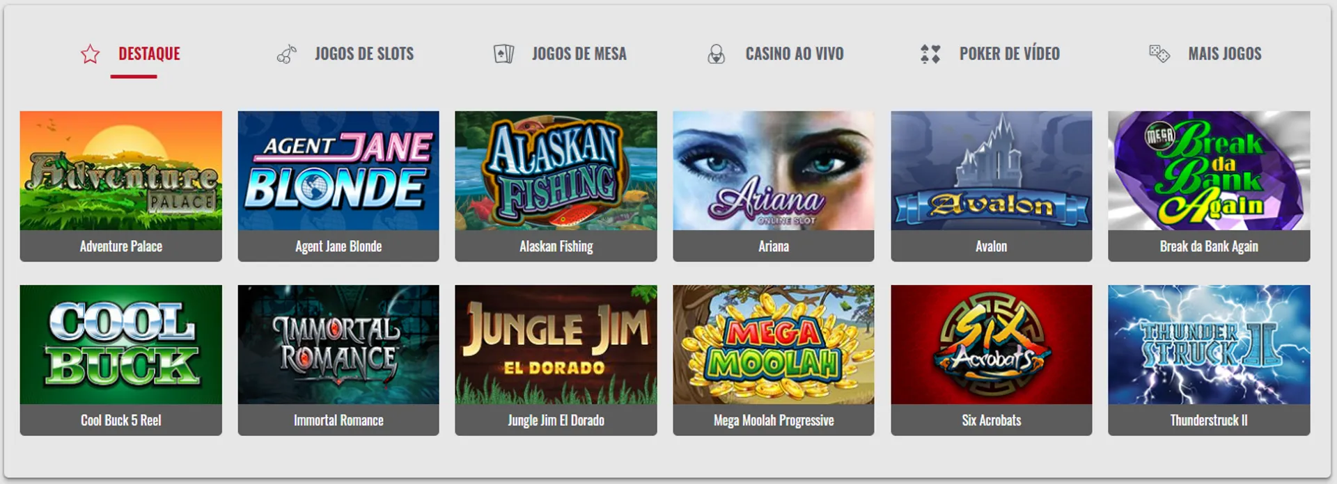 JOGOS PLATINUM PLAY CASINO