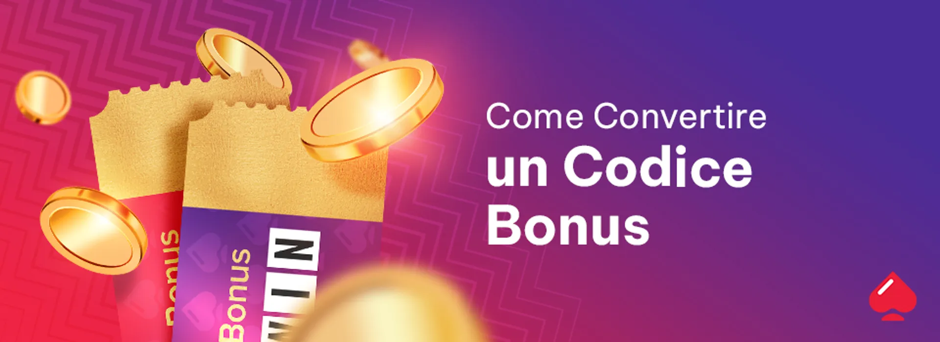 come convertire un codice bonus