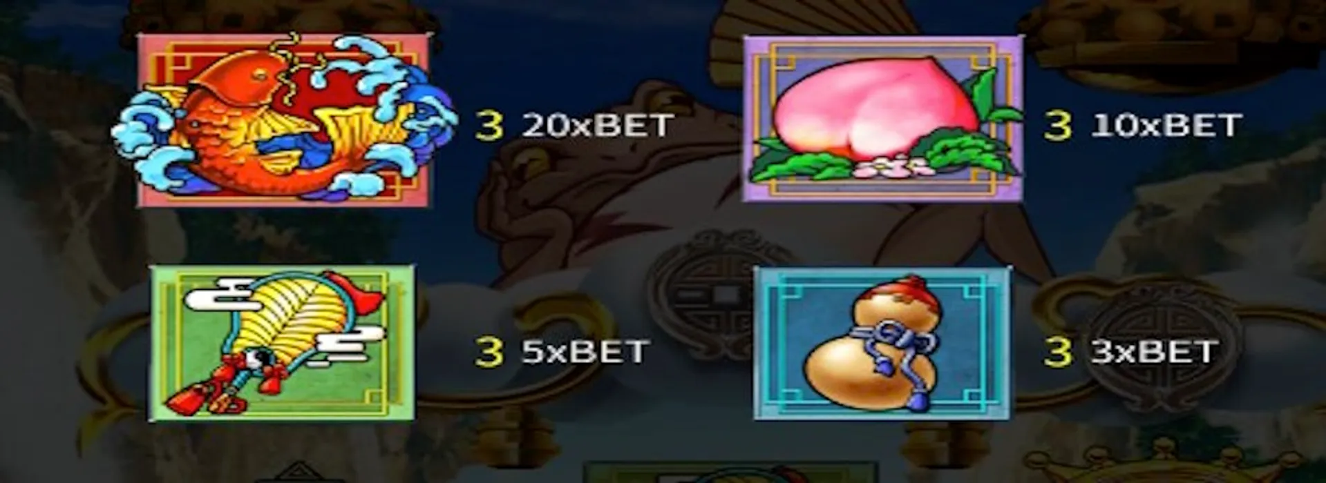 Dream of Gold Slot Symbols