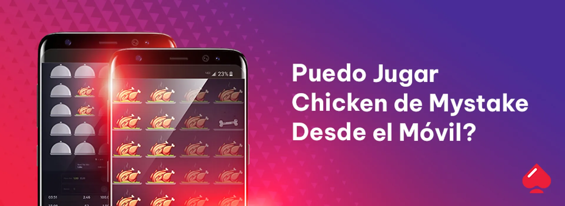 ¿Es posible jugar a Chicken de Mystake desde un teléfono móvil?