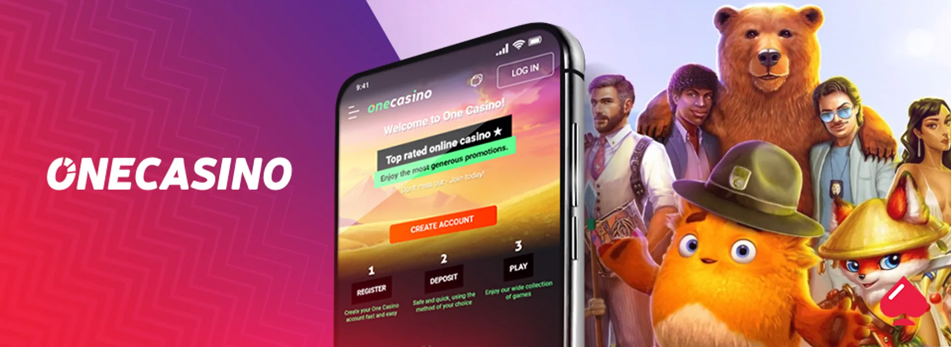 OneCasino banner