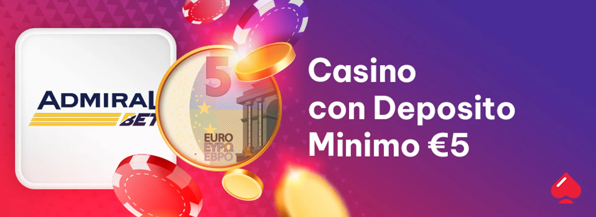 casino deposito minimo 5 euro