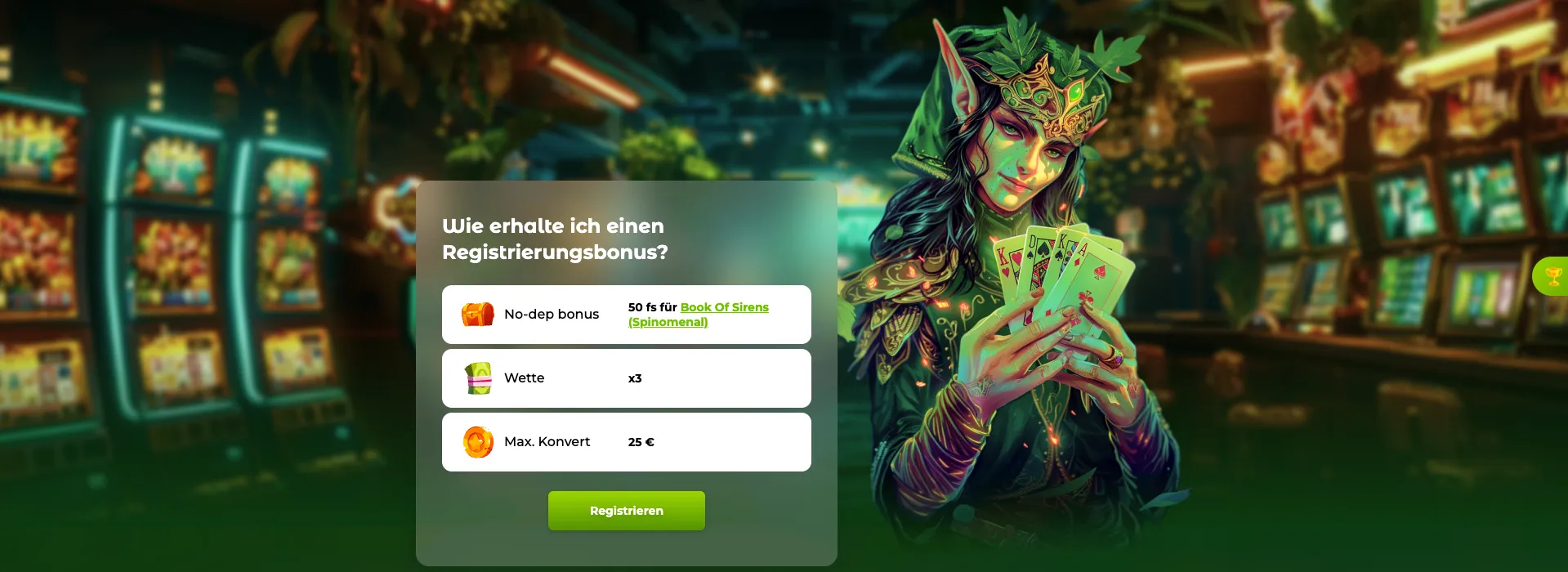 Verde Casino Willkommensbonus