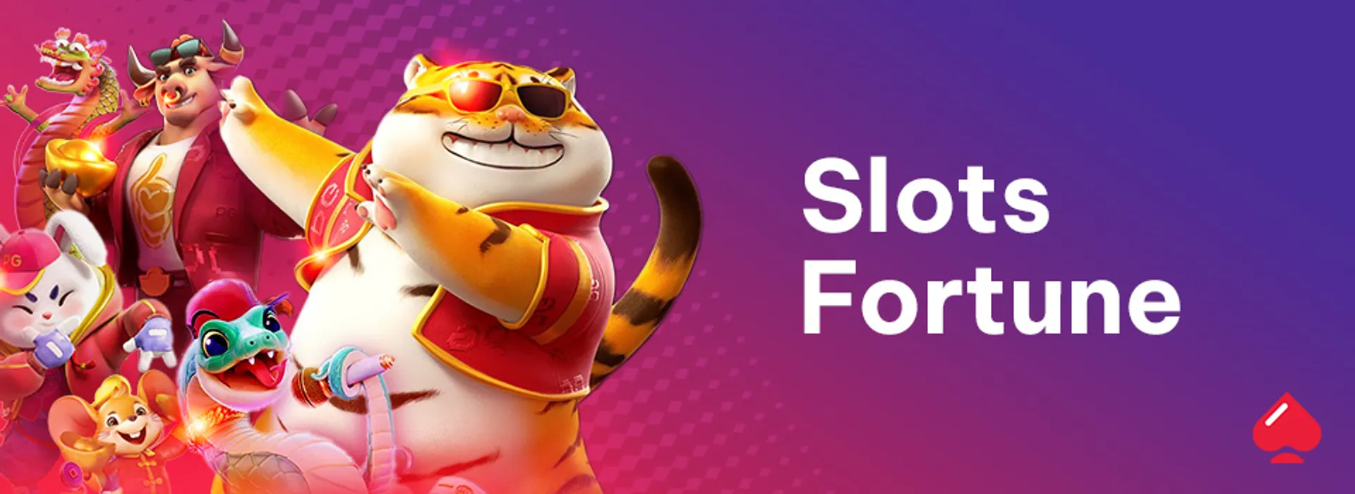 personagens da saga Fortune de slots da PG Soft