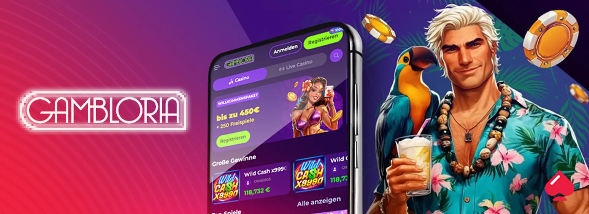 Casino Banner Gambloria