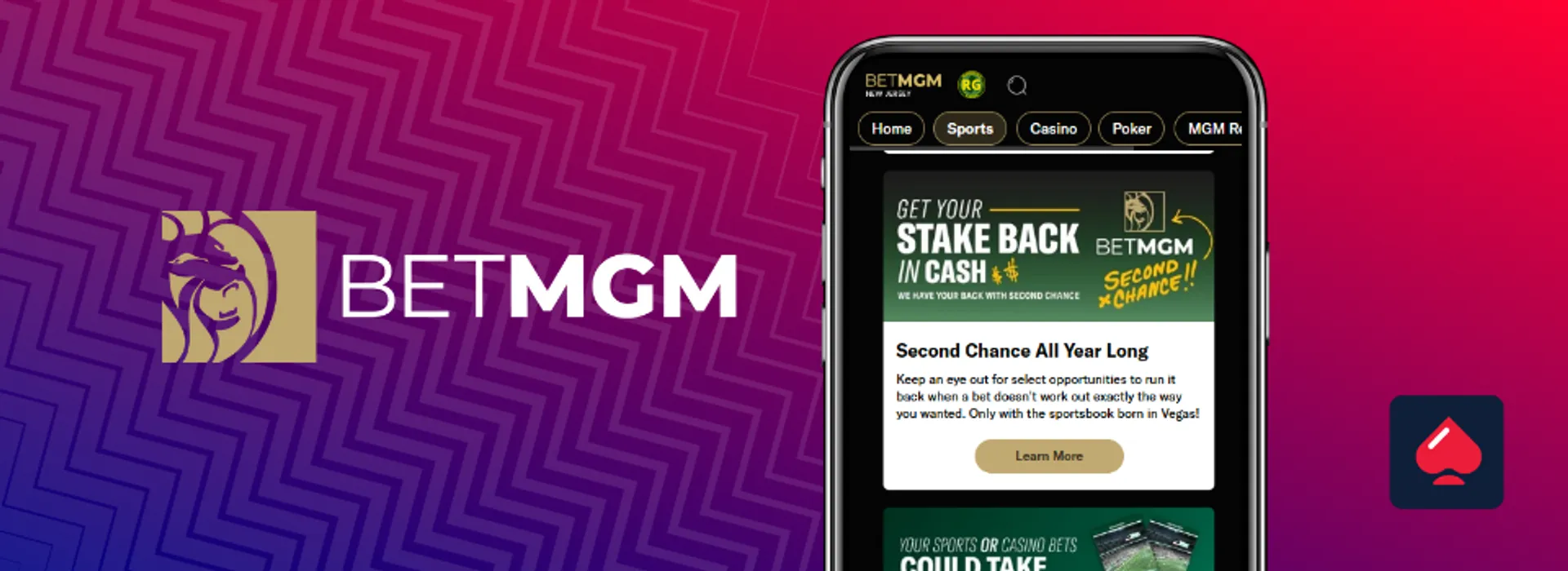 Our top recommended US online casino: BetMGM
