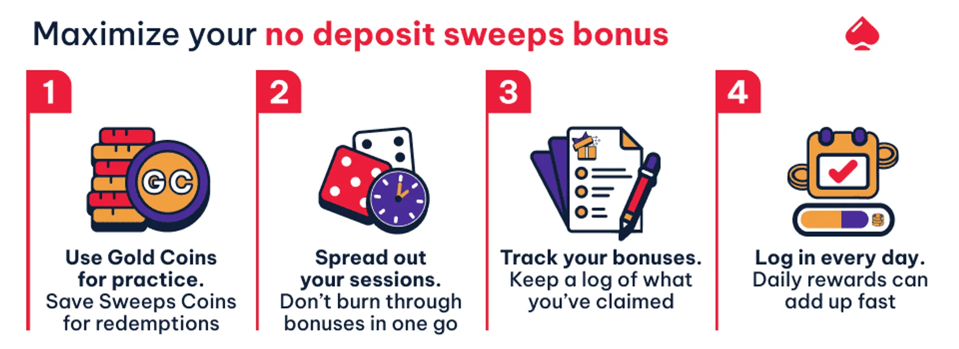 maximize your no deposit sweeps bonus