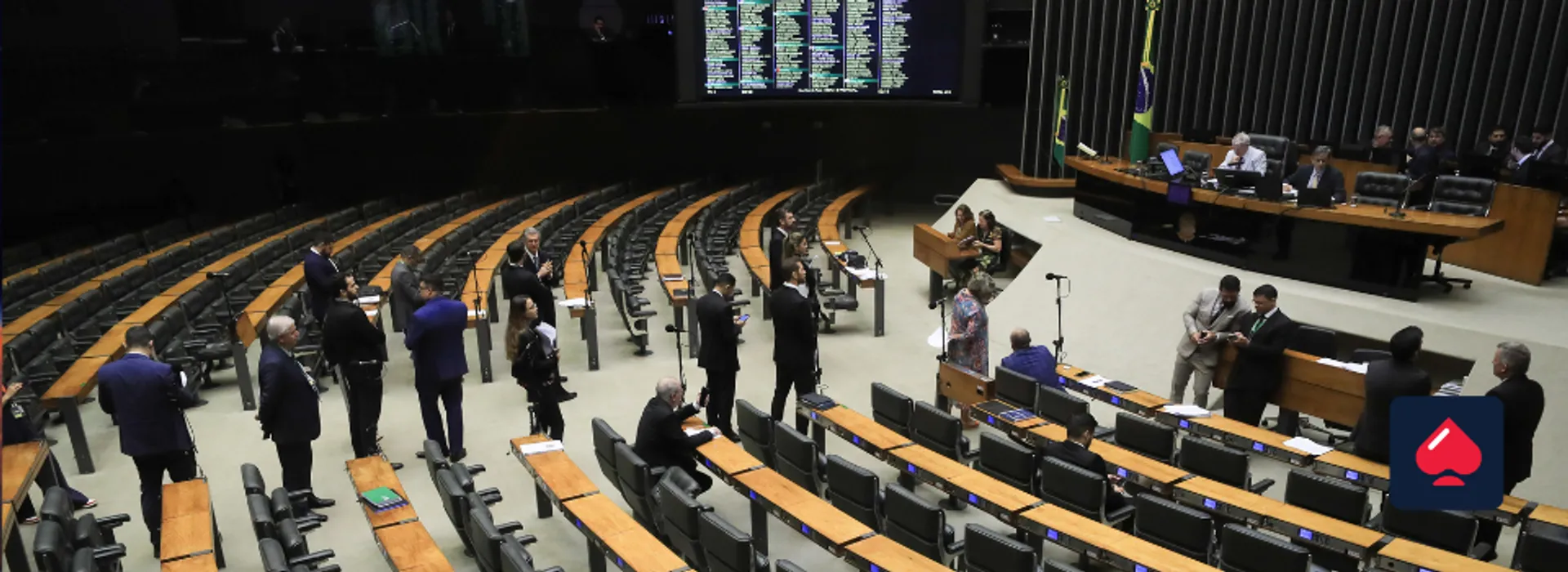 plenário da câmara dos deputados do Brasil