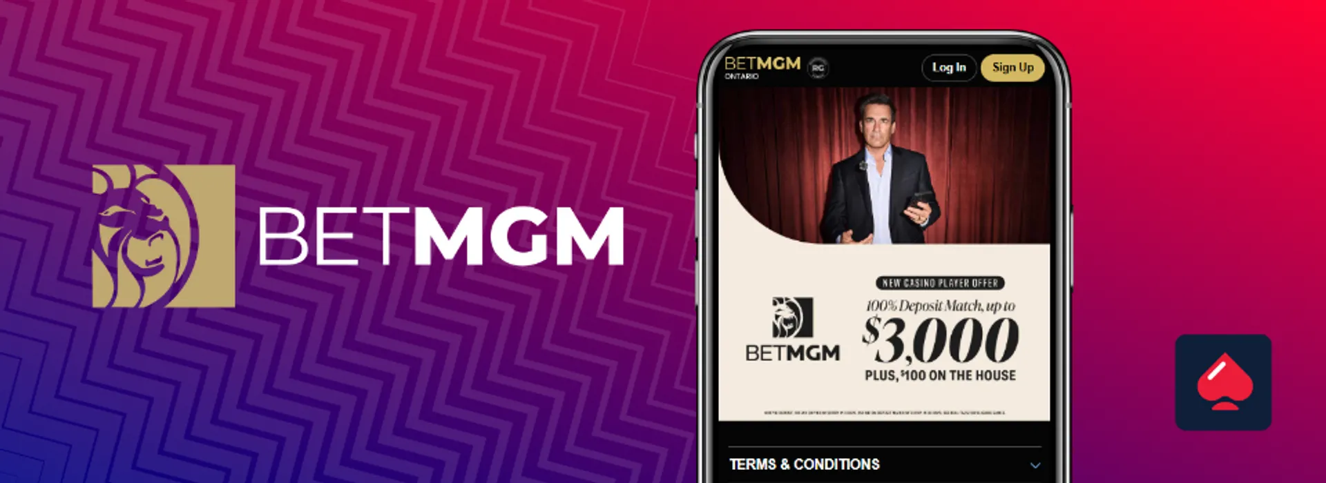 We recommend signing up to BetMGM as it is the best online casino Ontario