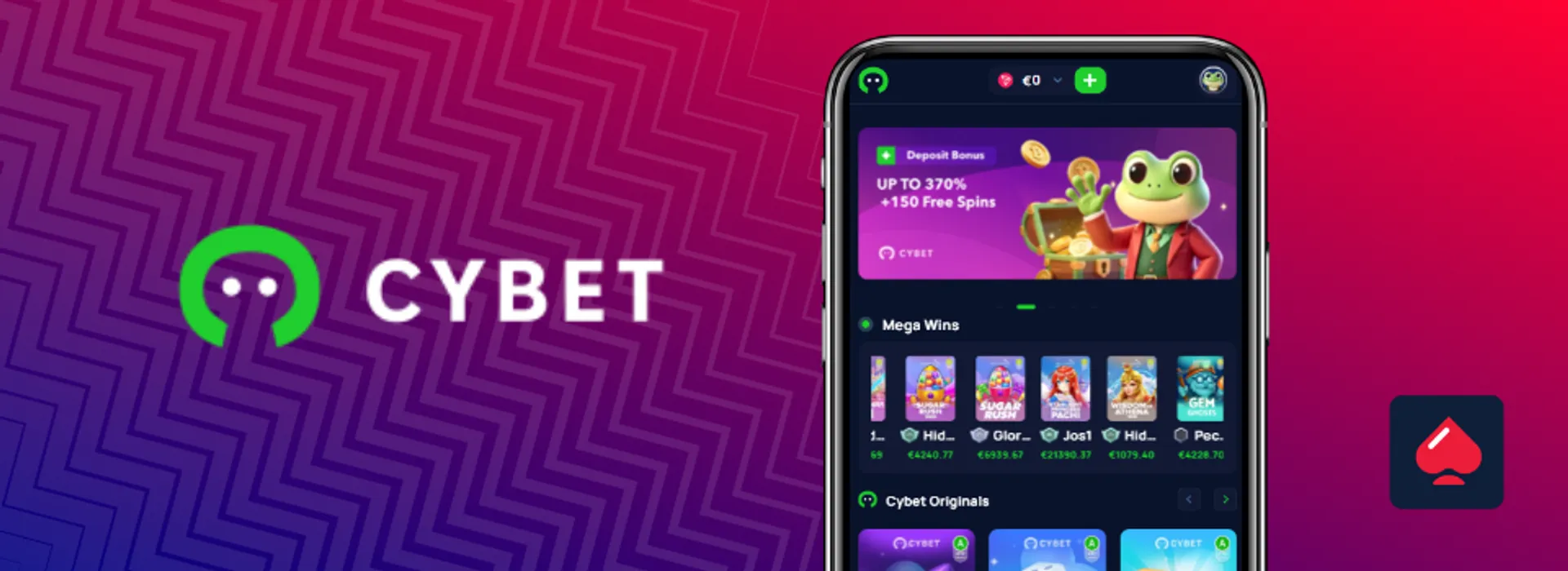 Cybet sign up offer