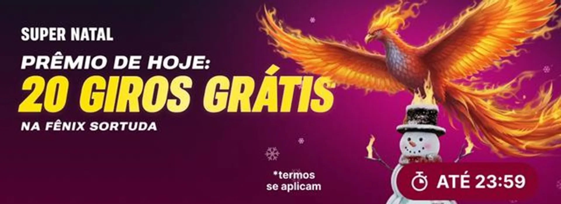 b&ocirc;nus de Natal Superbet