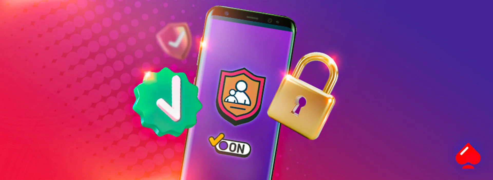 Image with signals on how to protect your child from gambling harm