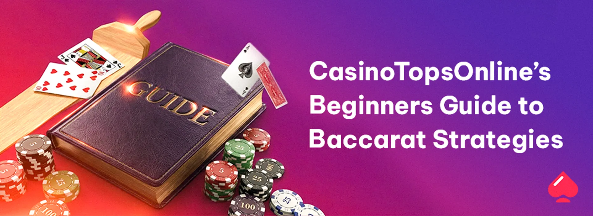 feature image for beginners guide to baccarat strategies