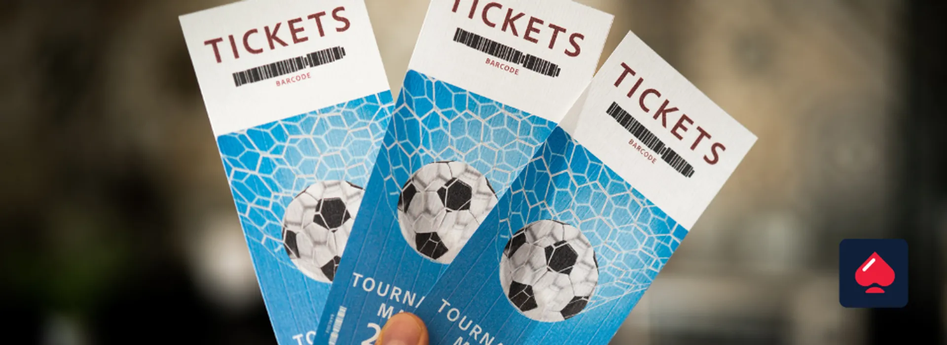 Image showing football tickets