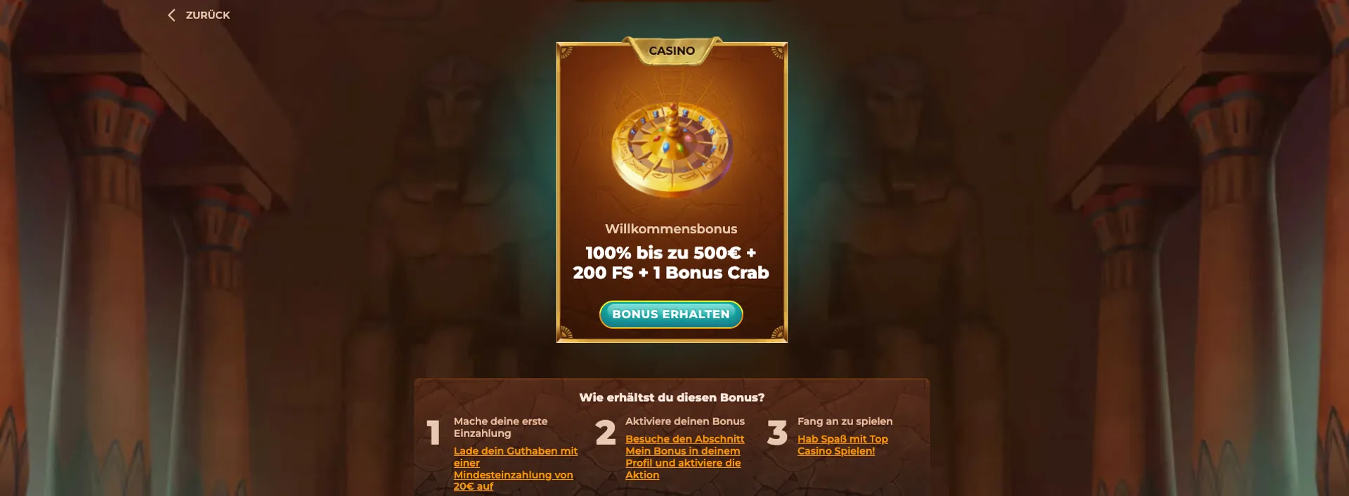 Amunra Casino Bonus