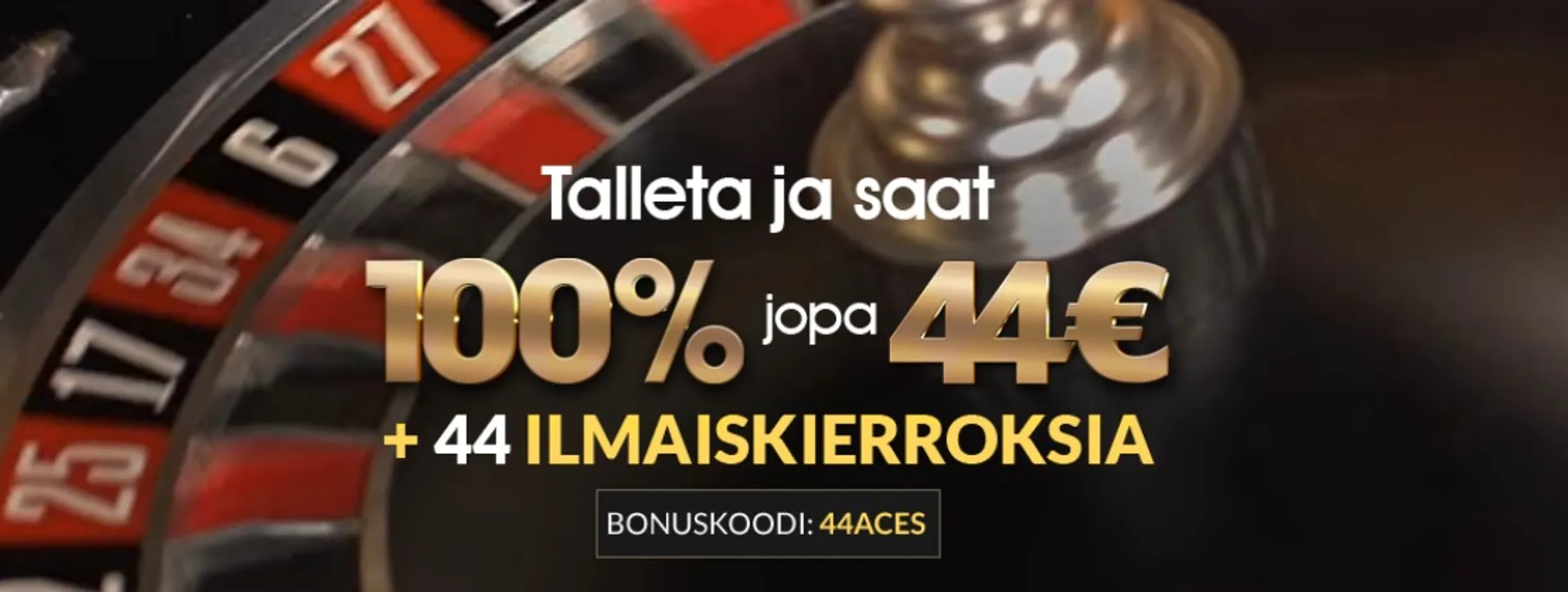 44Aces Casino ruletti ja numerot, lisäksi aloitustarjous bonus