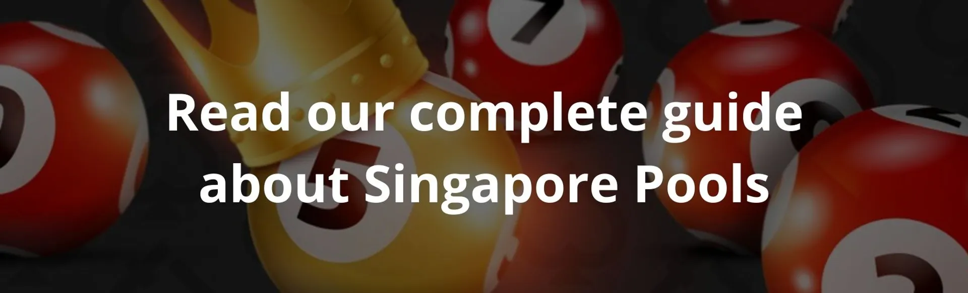 Read our complete guide about singapore pools