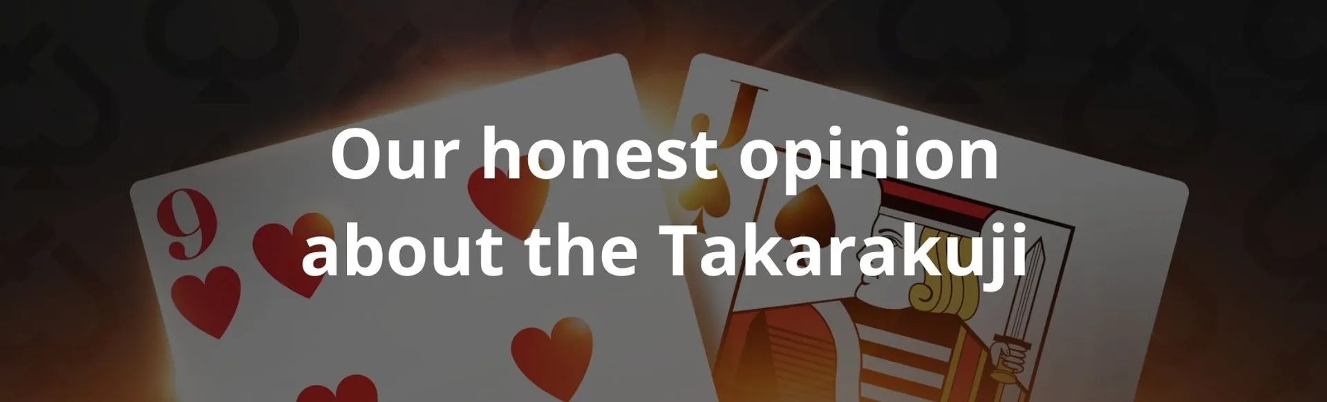 Our honest opinion about the takarakuji