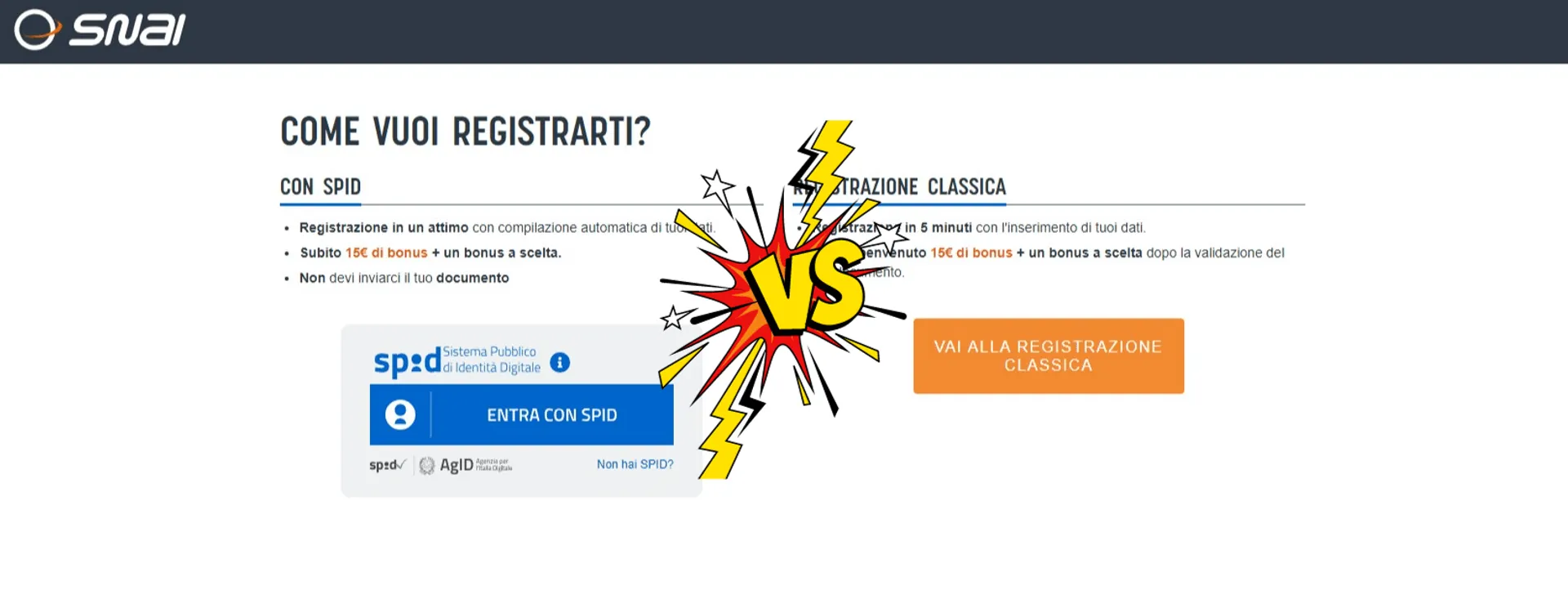 Casino con spid vs casino classici