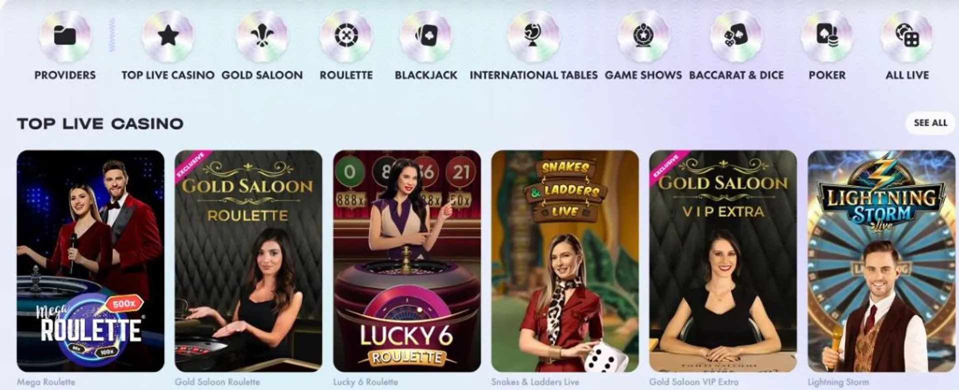 JackpotFrenzy Live Casino