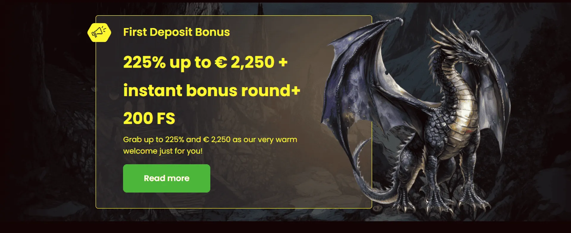 Dragonslots first deposit bonus