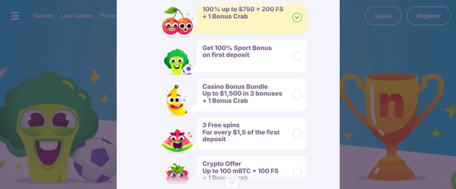 Nomini Casino Bonuses