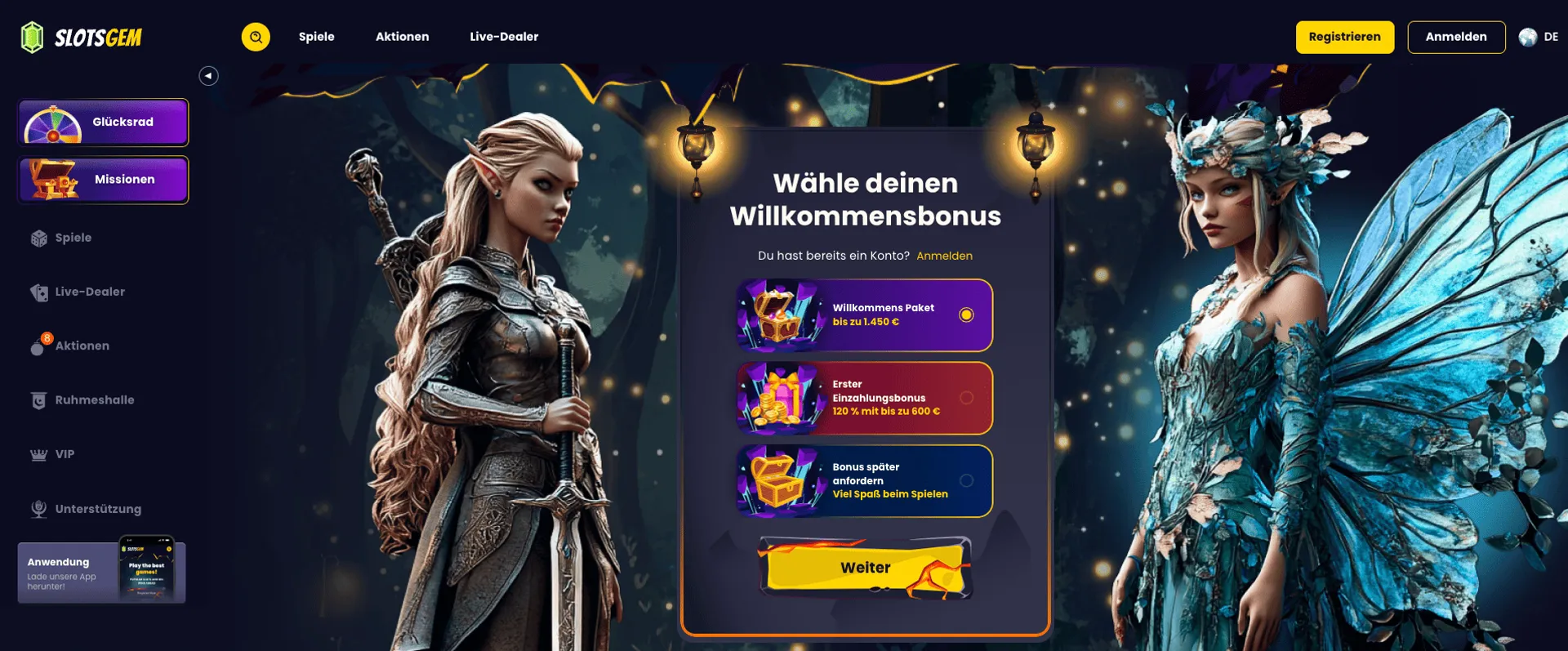 Slotsgem Casino Bonus