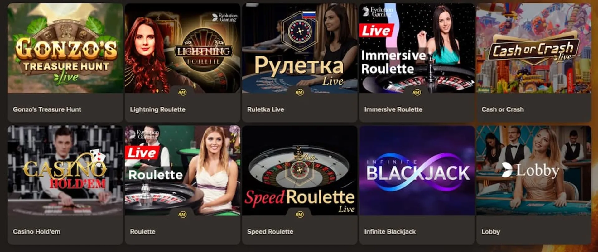 Sol Casino livekasinon pelit