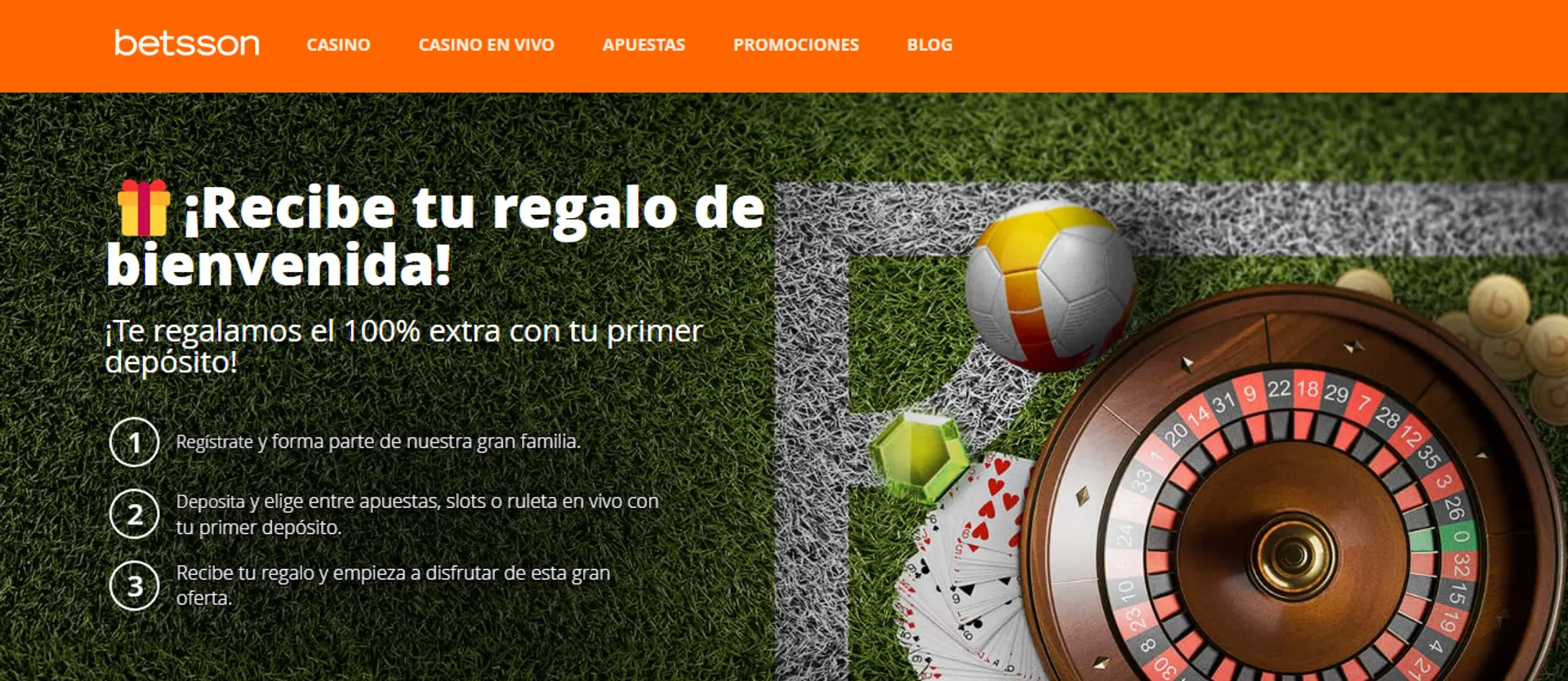 Conoce la promoción de bienvenida de Betsson para España