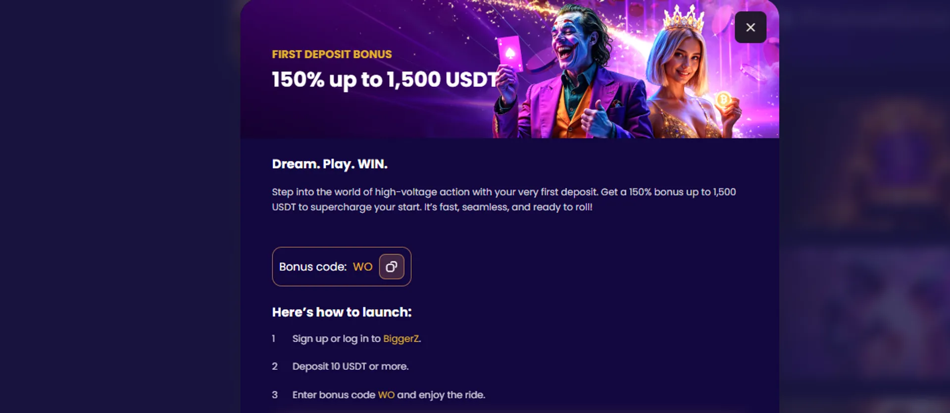 How to claim biggerz promo code